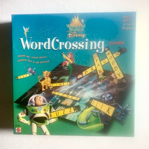 Mattel Other - Vintage Mattel/Disney Word Crossing Board Game 2000